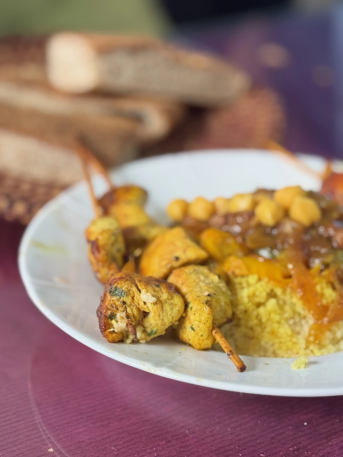 Restaurant Vandalucia dish served with bread