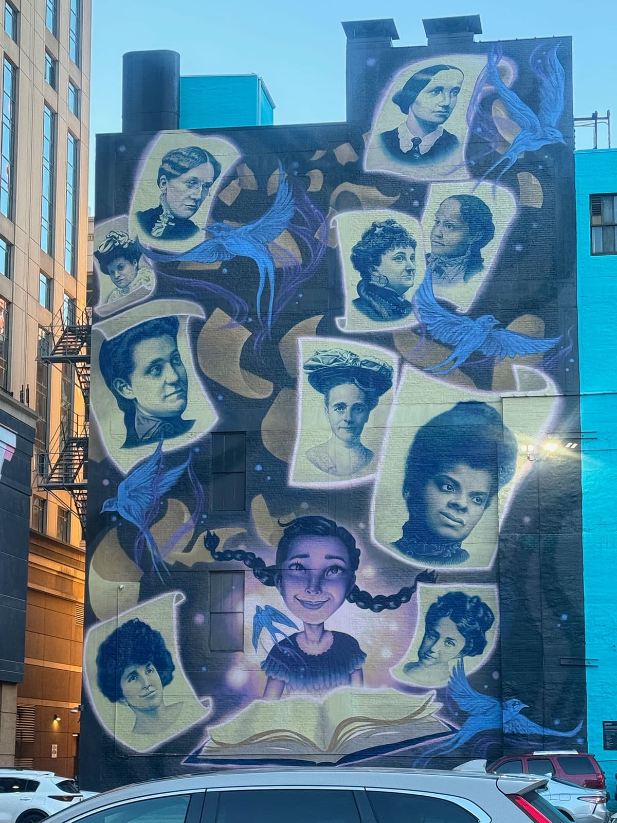 On the Wings of Change mural in Chicago