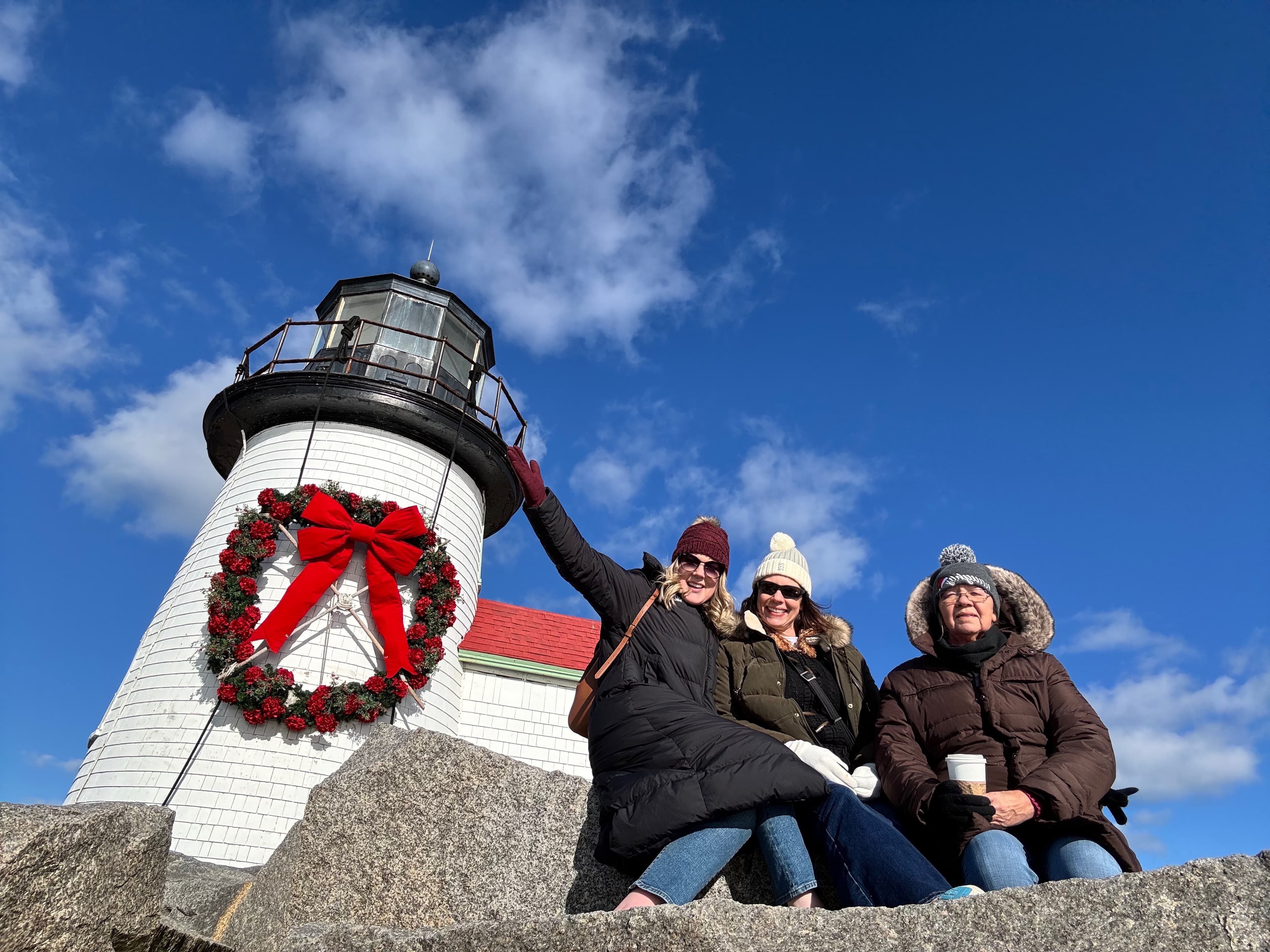 A warm travel memory with family